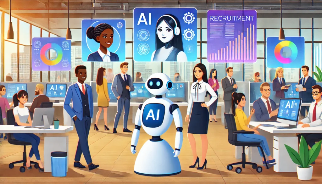 AI recruiment bots promote diversity in hiring.