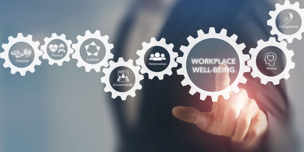 AI tools are used to improve employee well-being.